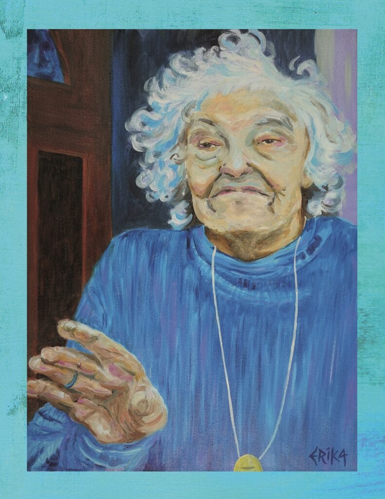 Portrait of Sheila H, by Erika Flowers