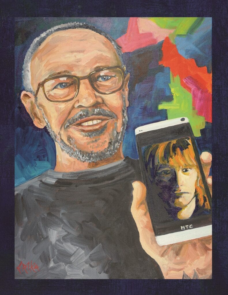 Portrait of Stephen, by Erika Flowers