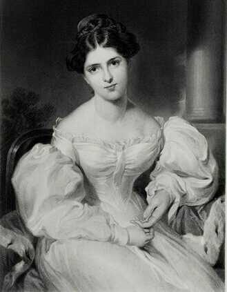 Print of Fanny Kemble, 19th Century, after Sir Thomas Lawrence.