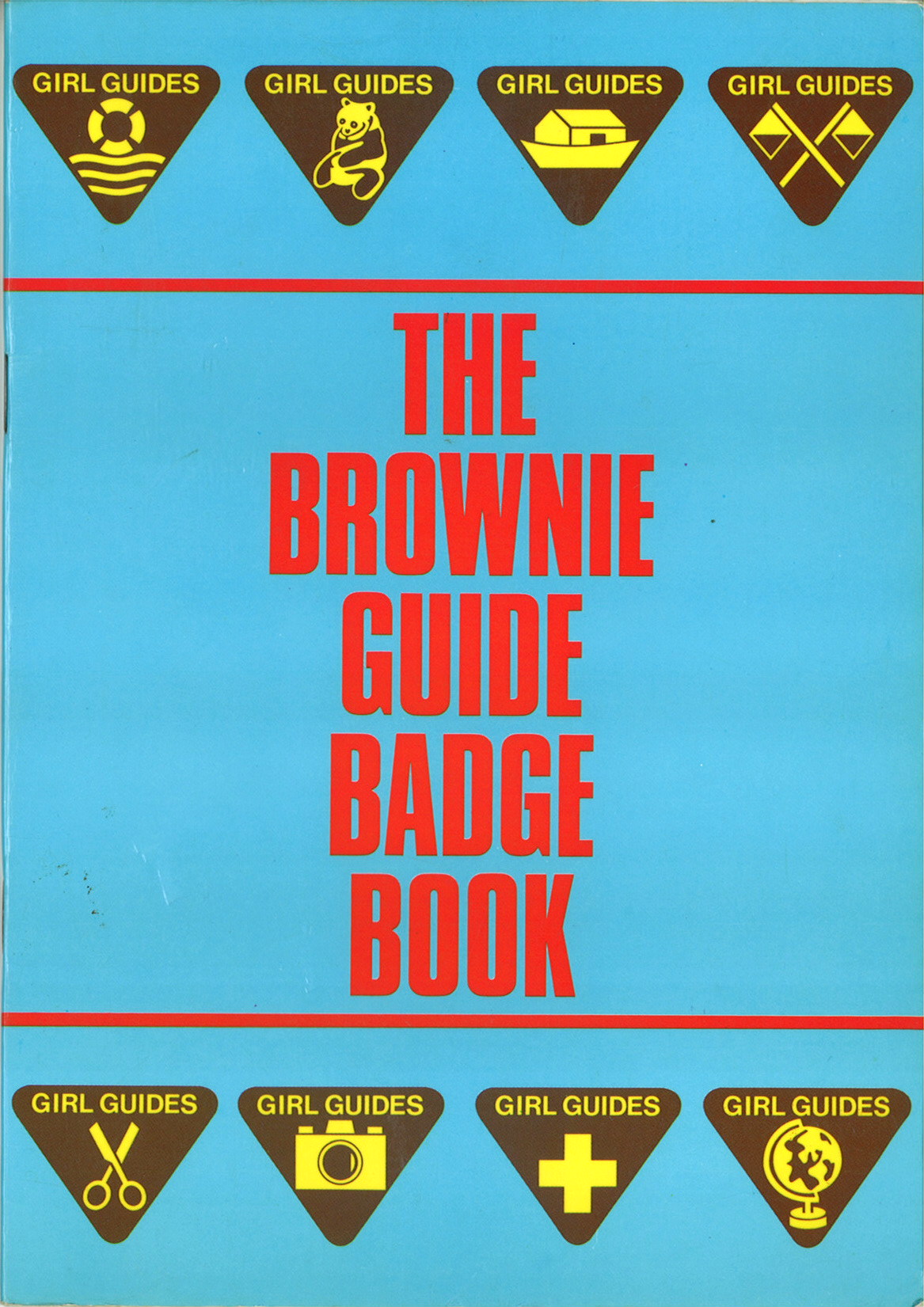 This 1987 badge book told girls what they needed to do for each of the badges they could work on as a Brownie.
