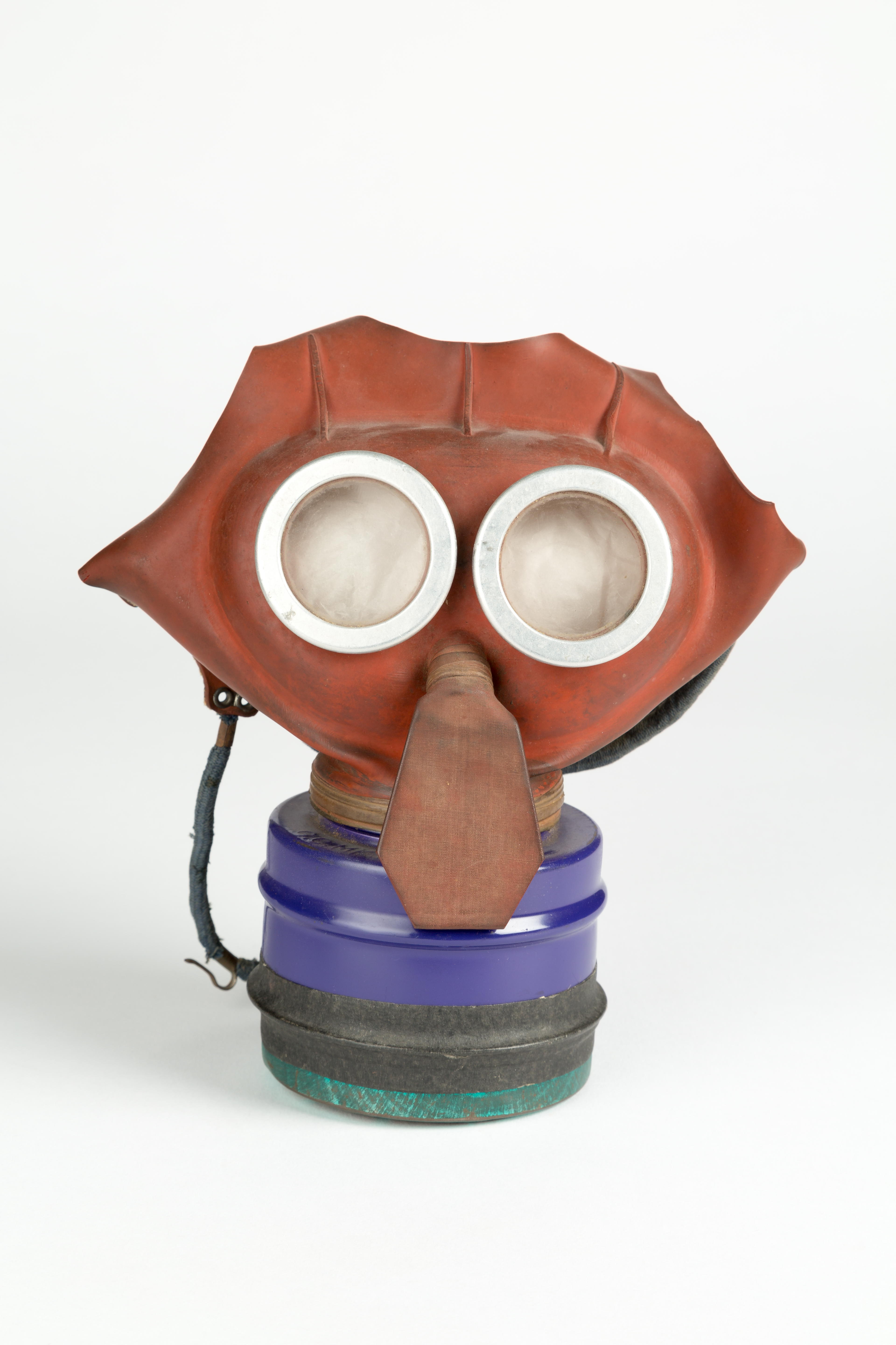 Child gas mask, used in early 1940.