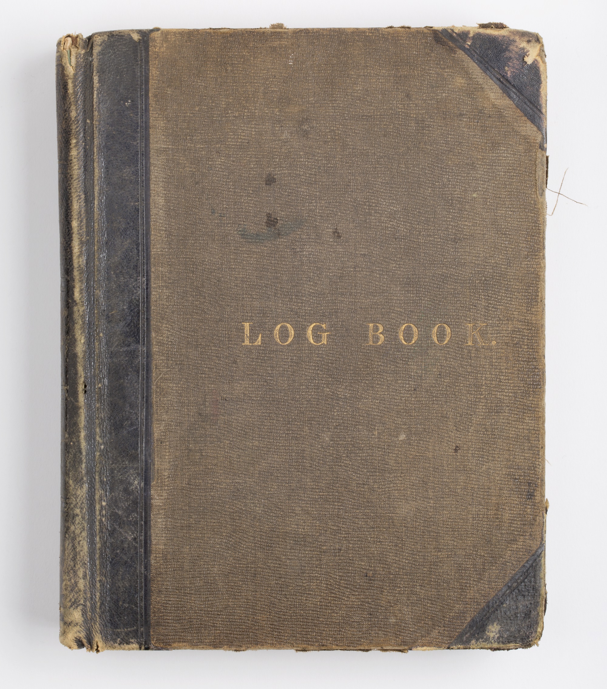 Cover of Oatlands School log book, 1862-1883.