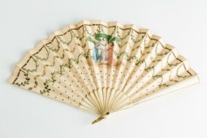 Ivory Fan, bought from Polyannas in March 1966.