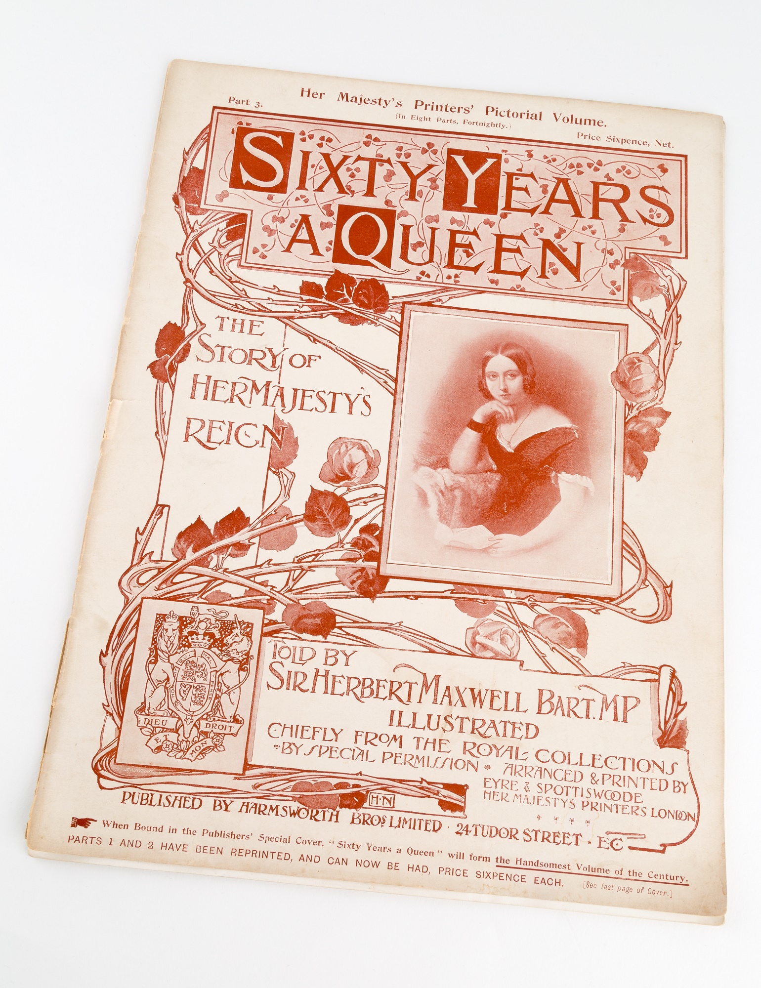Her Majesty's Printers' Pictorial Volume, Part 3. One of a collection of ten magazines entitled 'Sixty Years A Queen', by Herbert Maxwell Bart MP, 1897.