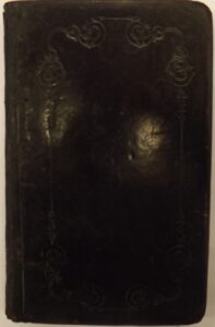 Outside cover of Fanny Kemble's Apocrypha, 1841.