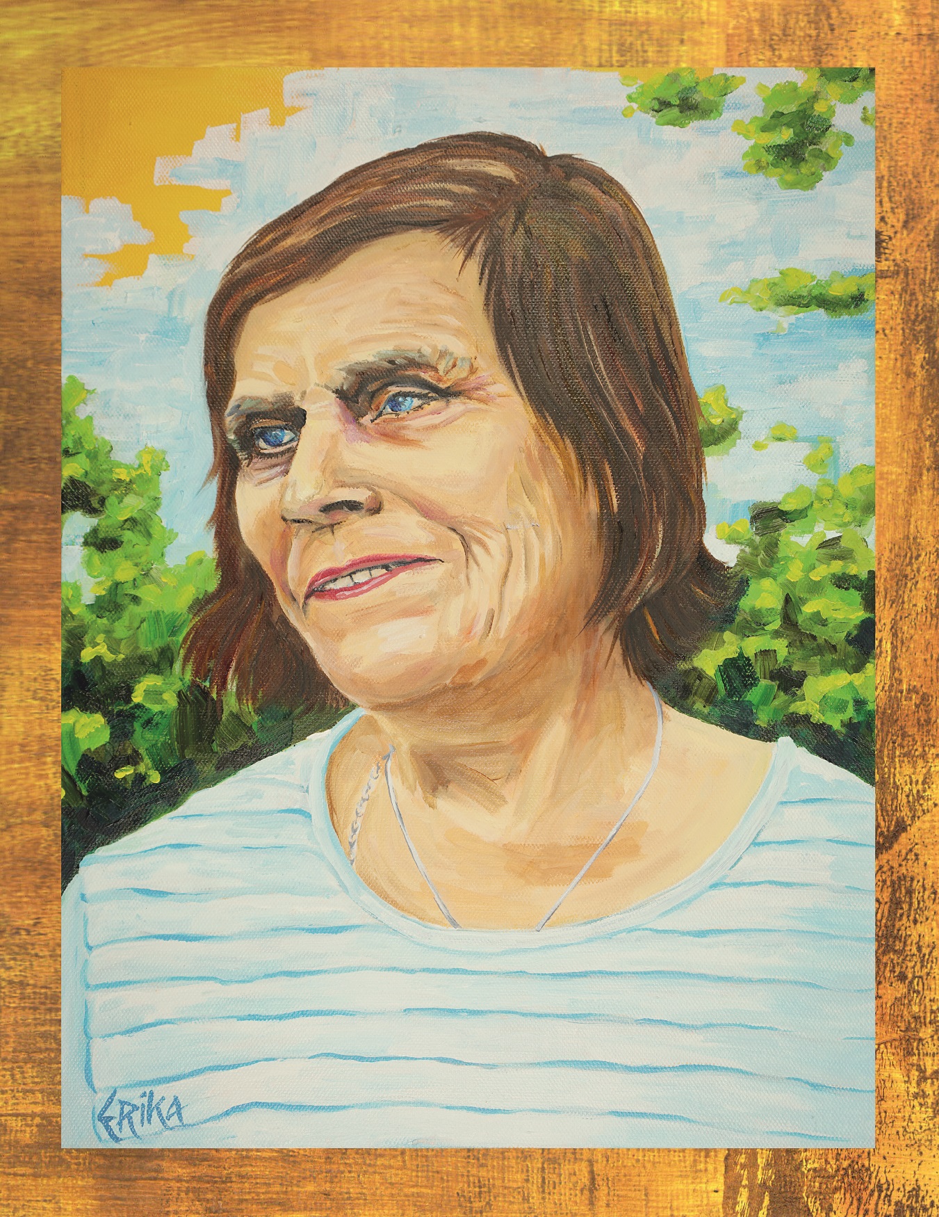 Portrait of Irene, by Erika Flowers