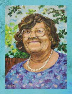 Portrait of Janet, by Erika Flowers