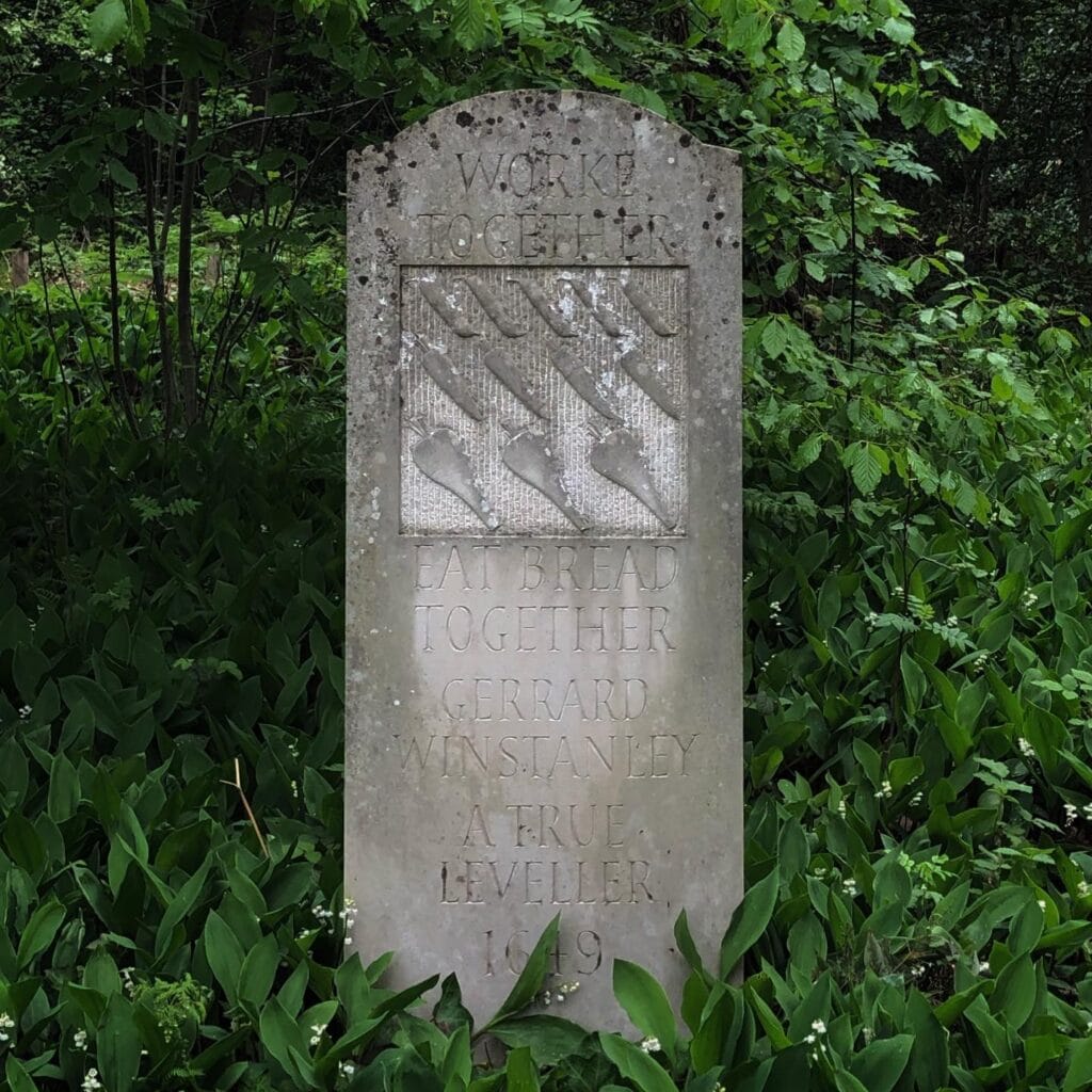Gerrard Wisntanley Memorial Stone, Weybridge. Source: Photo taken by the author on 22 May 2021.