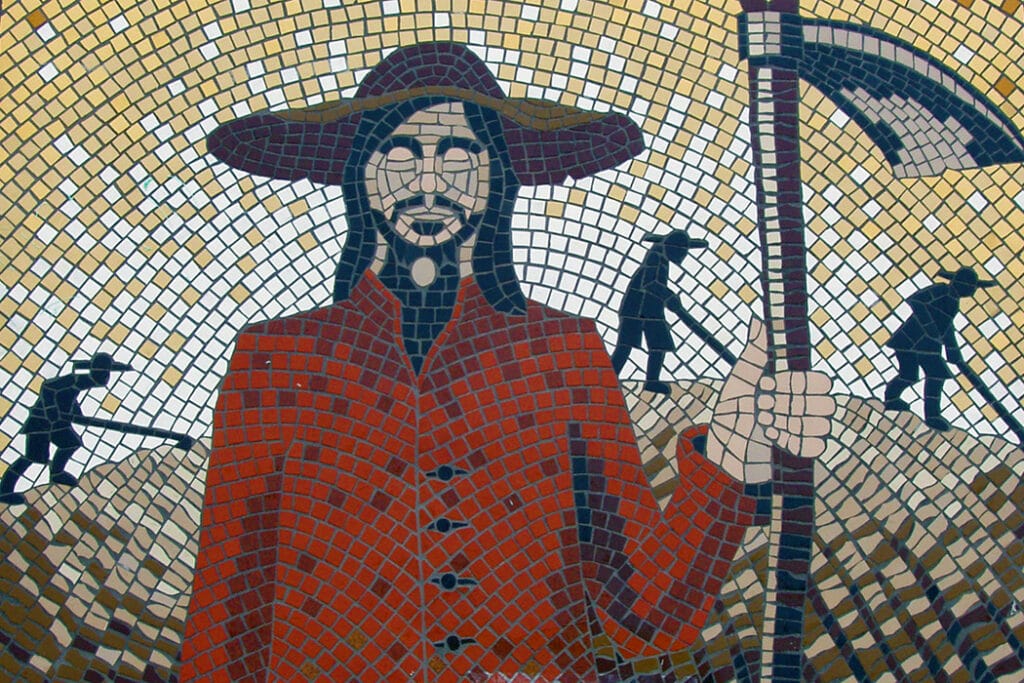 The Surrey Diggers Trail Mosaic in Cobham