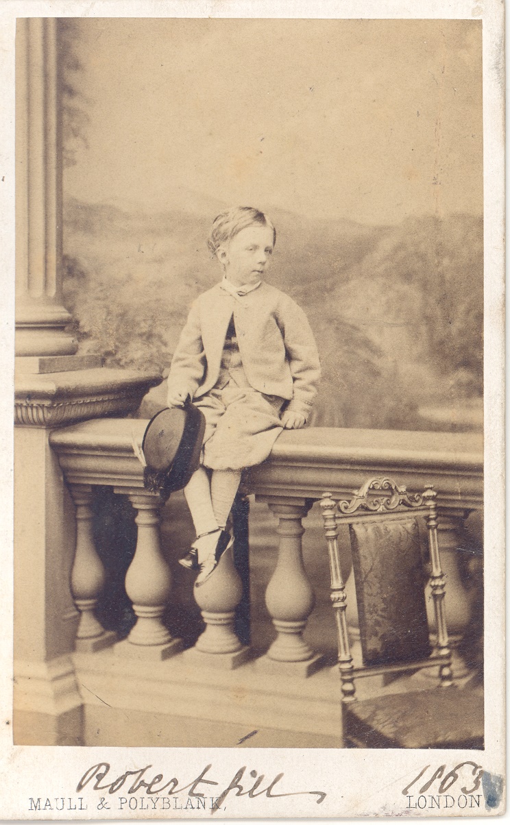 Carte de Visite of Robert John Seppings Gill, aged 4