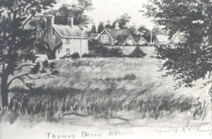 226.1983 8 Image of sketch of Thames Ditton Schools